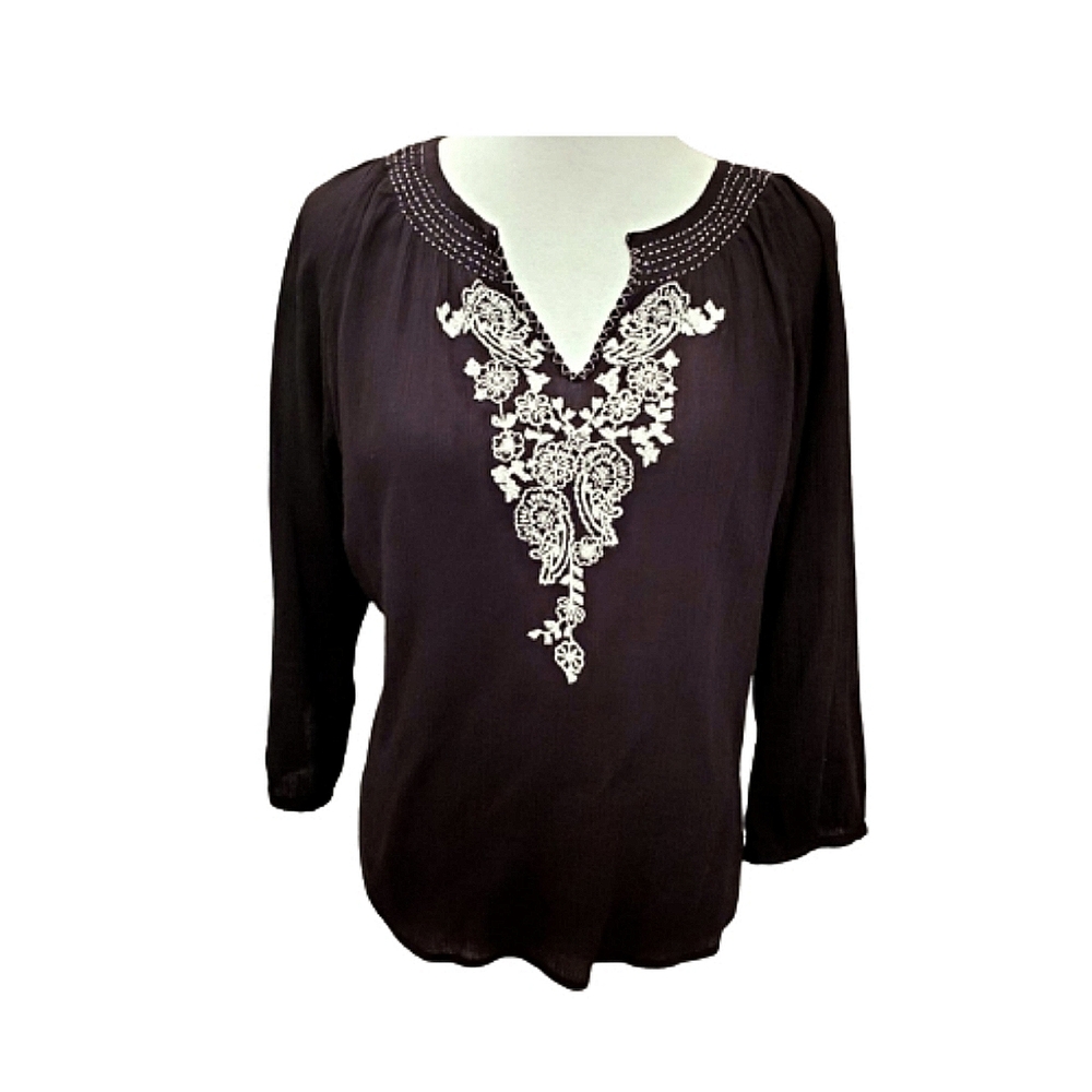 Trenery Boho Embroidered Top